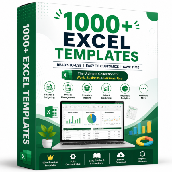 1000+ EXCEL TEMPLATES