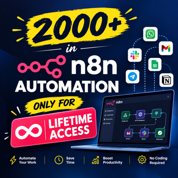 2000+ n8n Automation Workflows – Lifetime Access